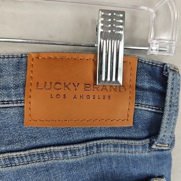 Lucky Brand Sweet Boot Jeans Womens 30 Blue Distressed Country Western Cowgirl - Picture 10 of 14